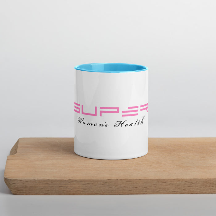 Super Women's Health Ceramic Mug with Color Inside
